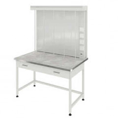 Стенд титровальной установки 1210х640х1830 с одним широким ящиком