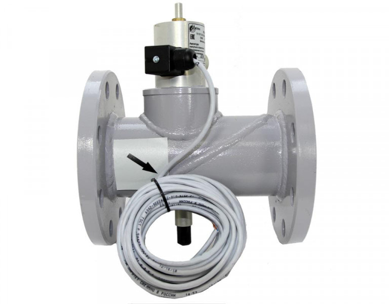 Клапан запорный газовый электромагнитный КЗГЭМ-У DN 100